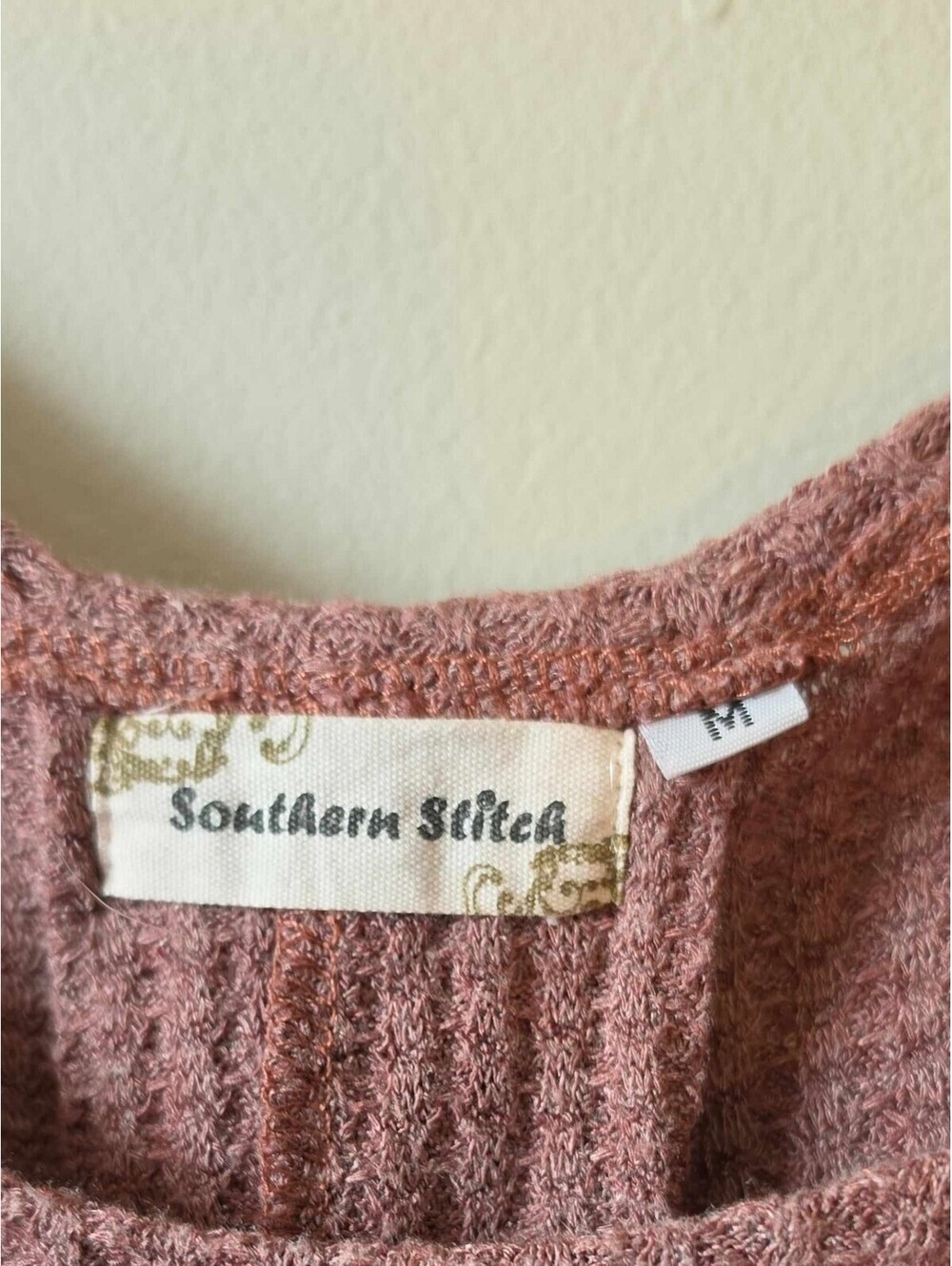 Women’s Southern Stitch Mauve Sleeveless Tank Top Blouse Medium